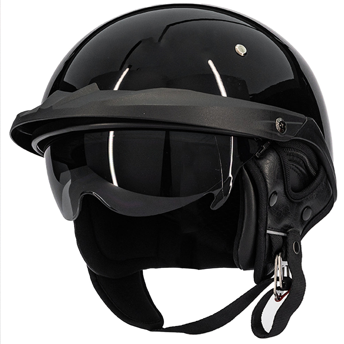 ILM Open Face Motorcycle Half Helmet Model 883V