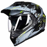 ILM Off Road Motorcycle Dual Sport Helmet Full Face Visor Model 606V