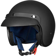 ILM 3/4 Open Face Motorcycle Helmet Model 207